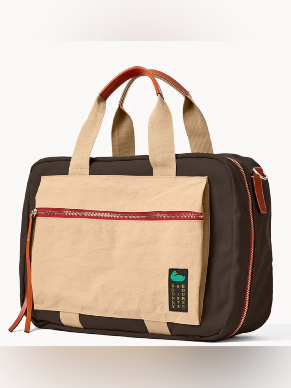 Dooney & Bourke Canvas Suitcase 50 brown NWT